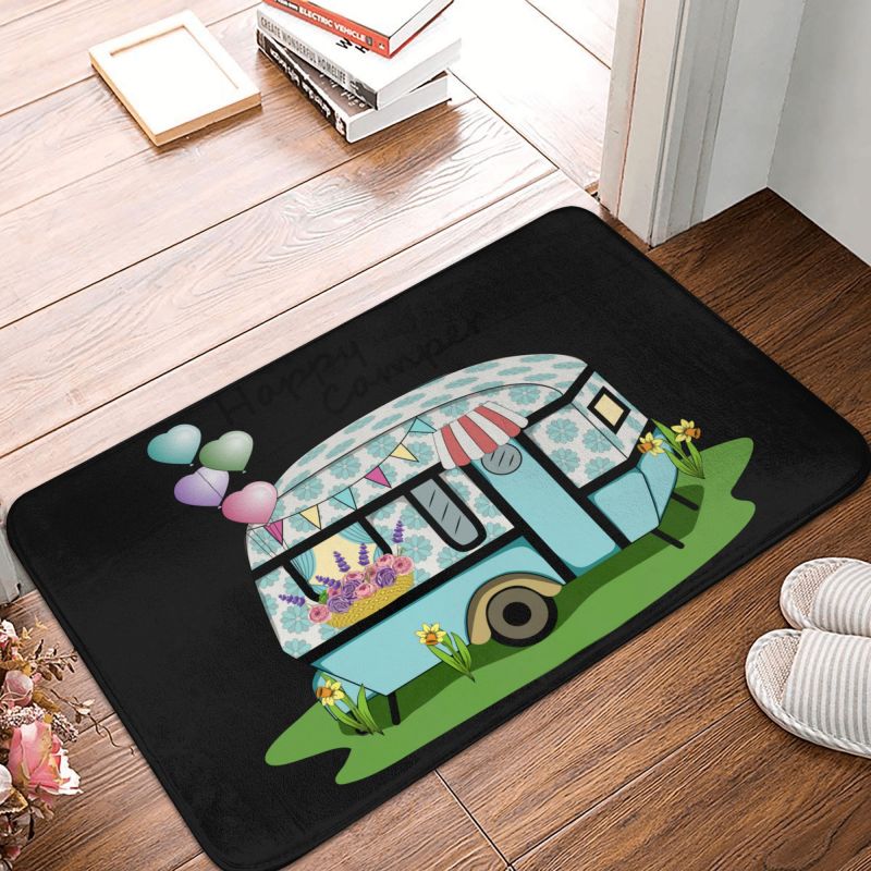 พรมเช็ดเท้ากันลื่นขนาด40*60ซม. - Outdoor Camping Quotes บทวิจารณ์และราคา