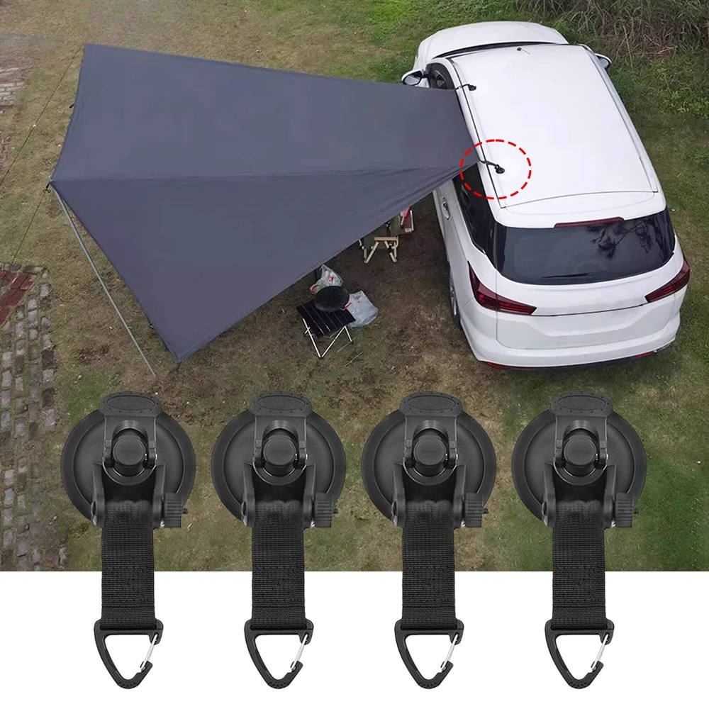 ตะขอเกี่ยวแบบยึดติดรถยนต์ 2/4  - Outdoor Camping Van Tent บทวิจารณ์และราคา