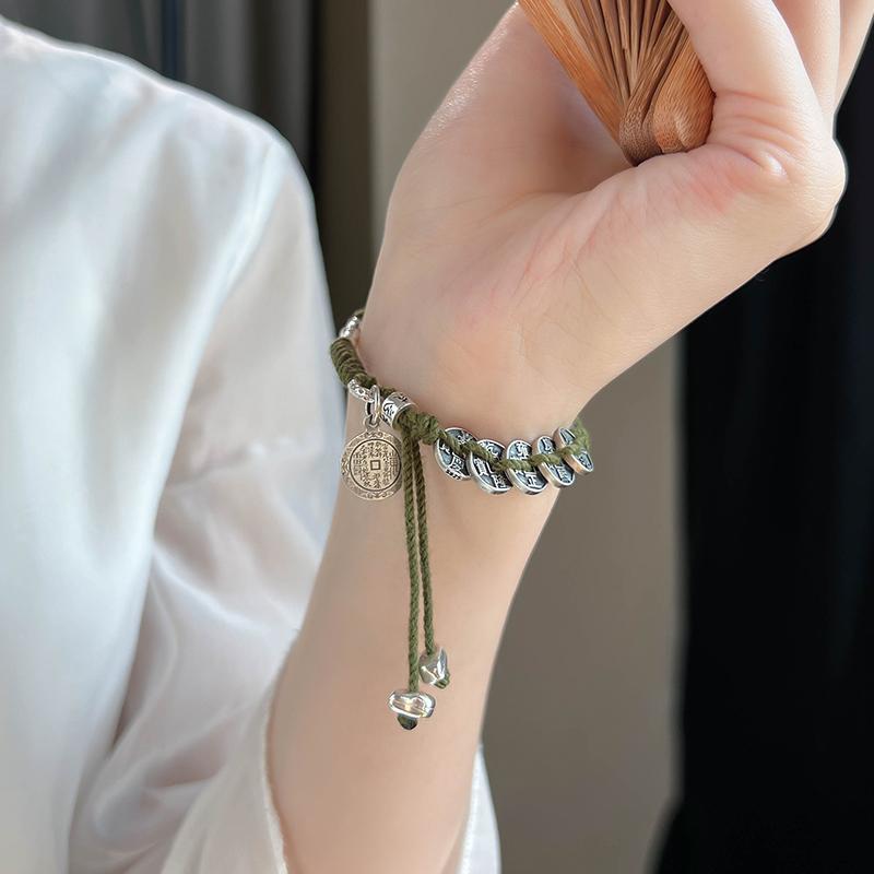 S925เงินสเตอร์ลิงห้าจักรพรรดิเ - Paracord Bracelet บทวิจารณ์และราคา