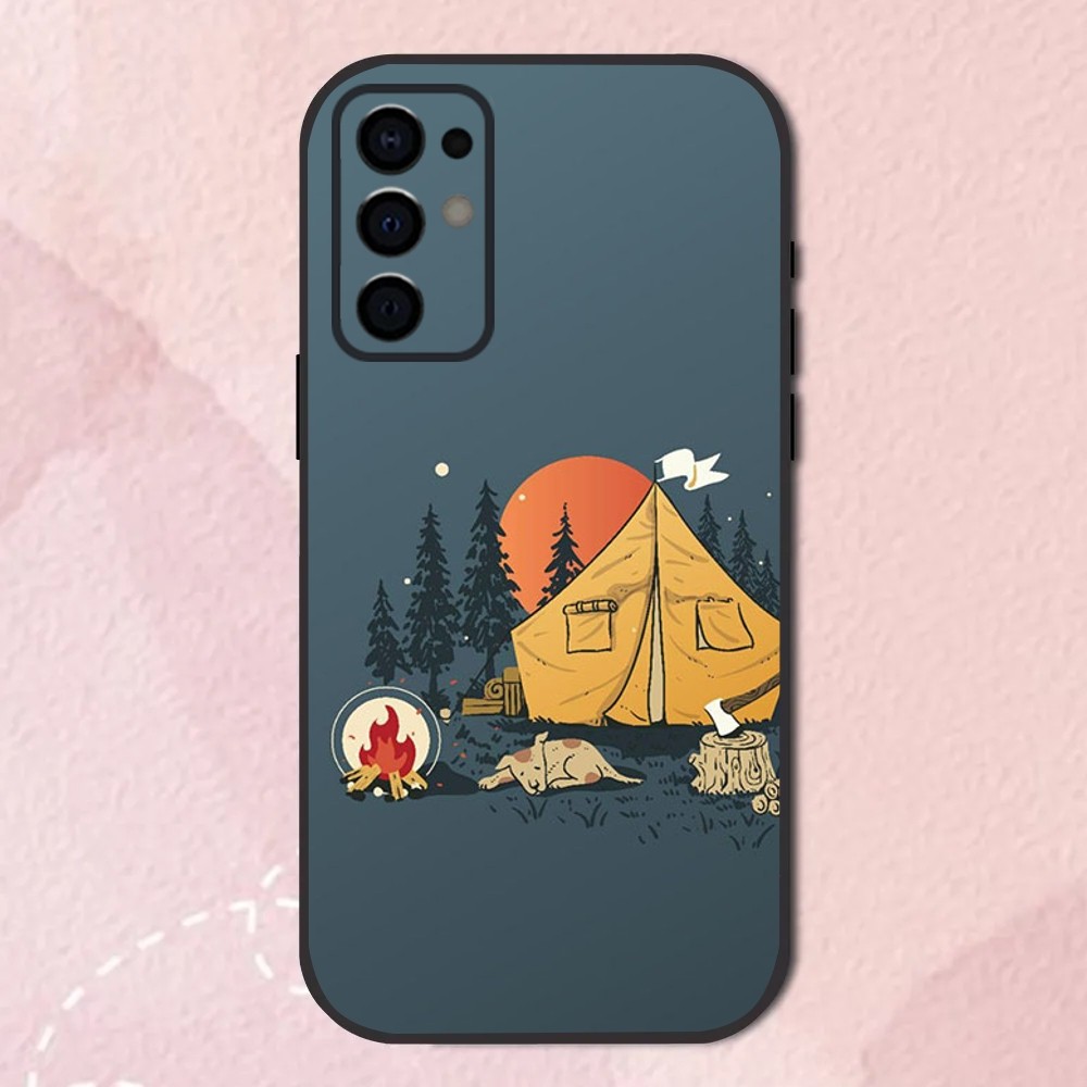 เคสโทรศัพท์สำหรับ Samsung S24, - Outdoor Camping Quotes บทวิจารณ์และราคา