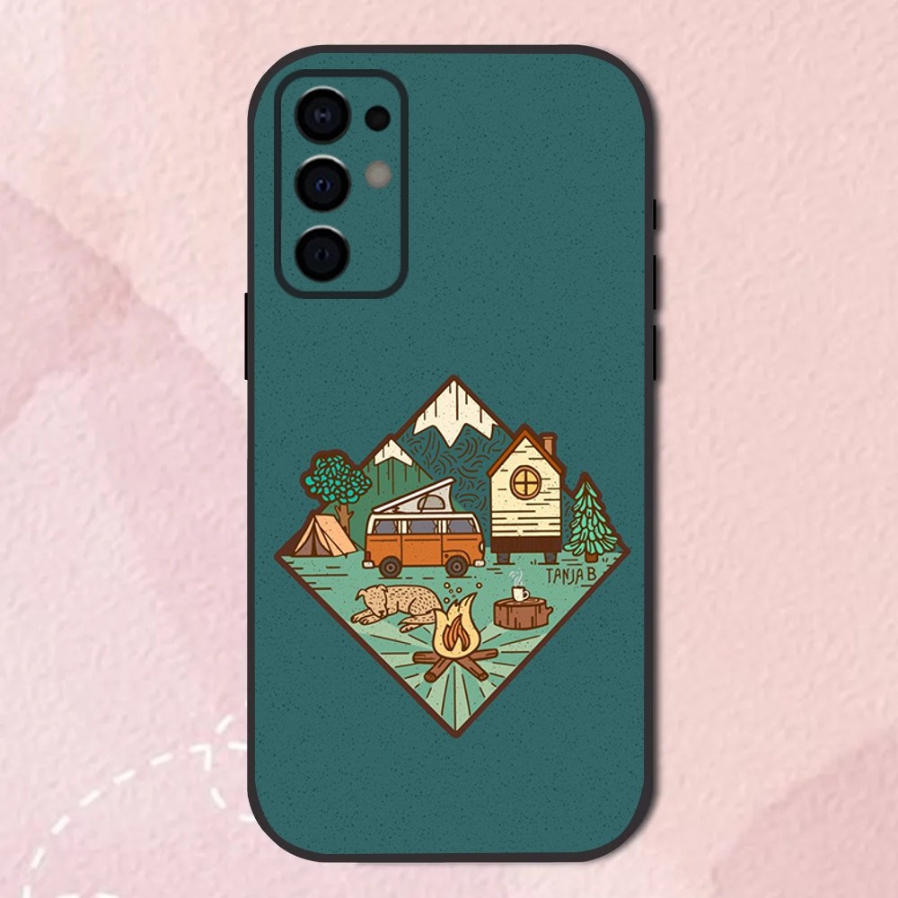 เคสโทรศัพท์สำหรับ Samsung S24, - Outdoor Camping Quotes บทวิจารณ์และราคา