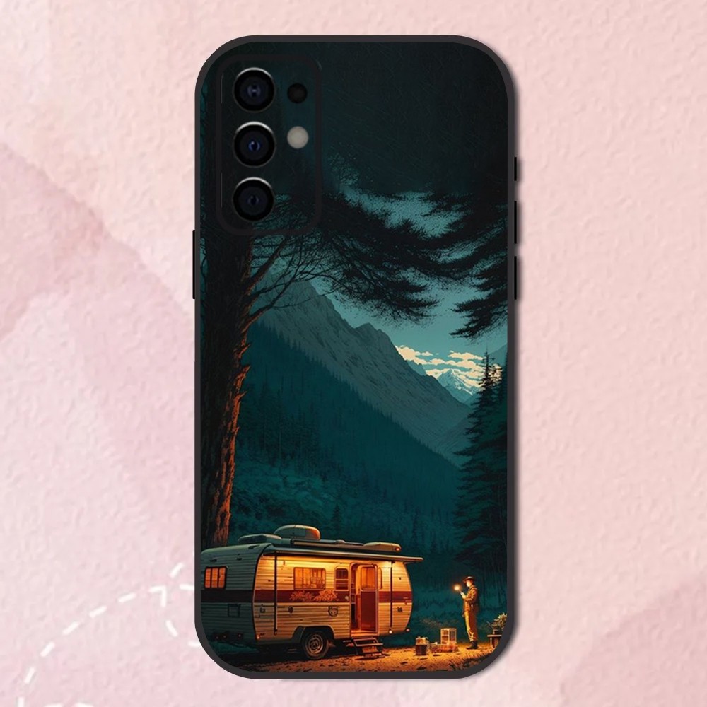เคสโทรศัพท์สำหรับ Samsung S24, - Outdoor Camping Quotes บทวิจารณ์และราคา