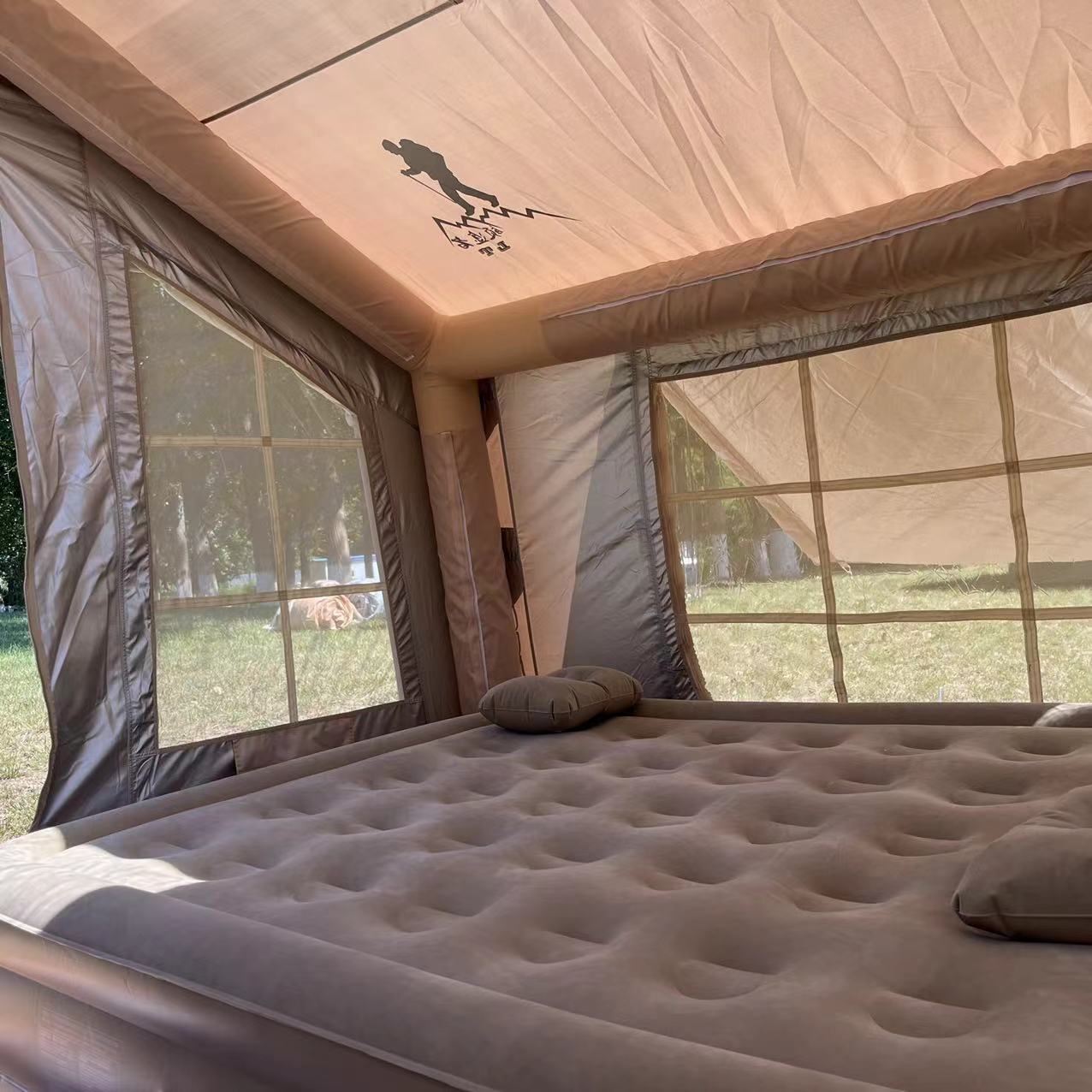 เต็นท์แคมป์ปิ้งแบบเป่าลมติดตั้ - Outdoor Inflatable Camping Tent With Air Pump บทวิจารณ์และราคา