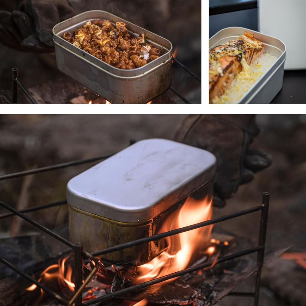 ที่จับกล่องเบนโตะแบบพับได้, ภา - Outdoor Camping Cooking Equipment บทวิจารณ์และราคา