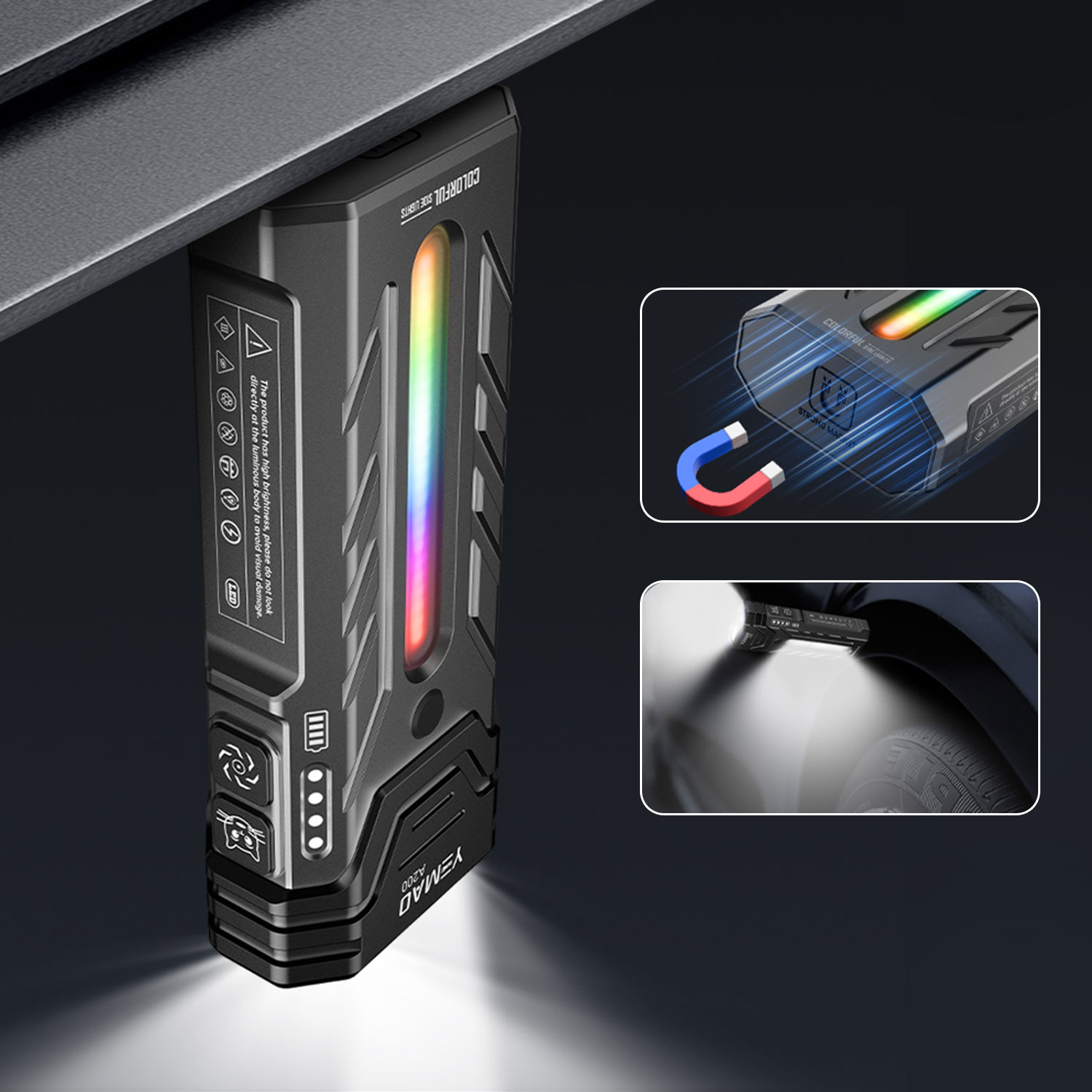 ไฟฉาย LED RGB แบบพกพาอเนกประสง - Outdoor Camping Adventure บทวิจารณ์และราคา