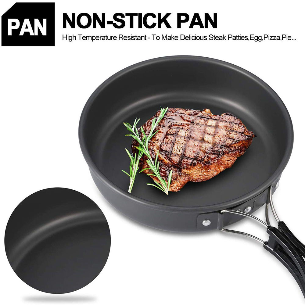 ชุดเครื่องครัวสำหรับตั้งแคมป์ก - Outdoor Camping Cooking Equipment บทวิจารณ์และราคา