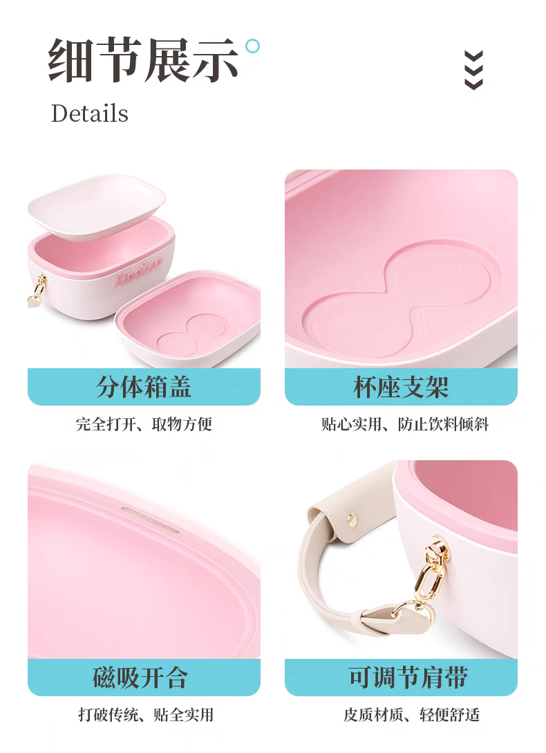 2025 ใหม่Dual-ZoneสีชมพูMini C - Outdoor Camping Fridge บทวิจารณ์และราคา